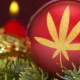 Cannabis christmas decorations